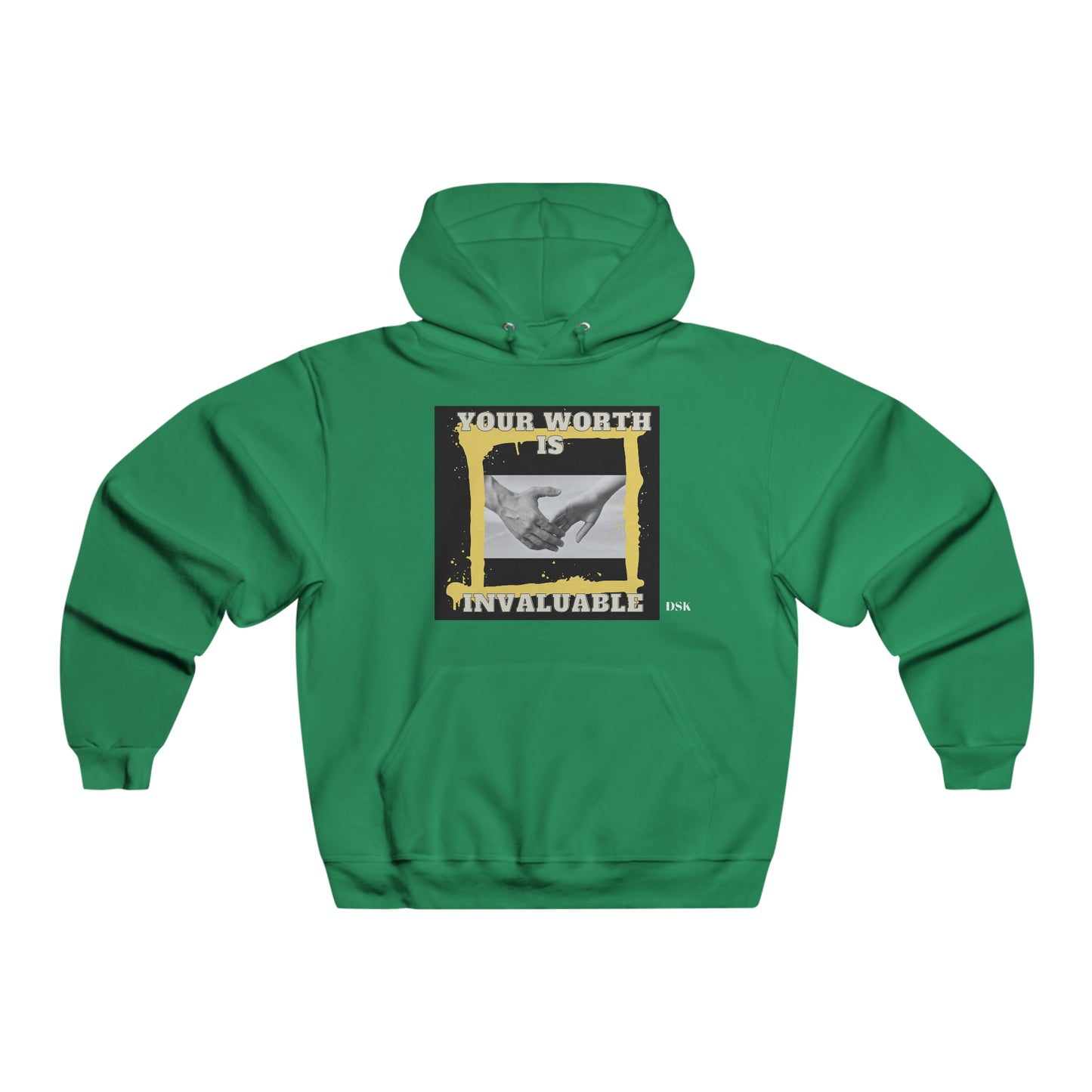 Your Worth Is Invaluable Sweatshirt, Inspirational Hooded Sweatshirt , Gift for him, Positivity Hoodie, Gift for her, Comfort Colors, Winter Apparel