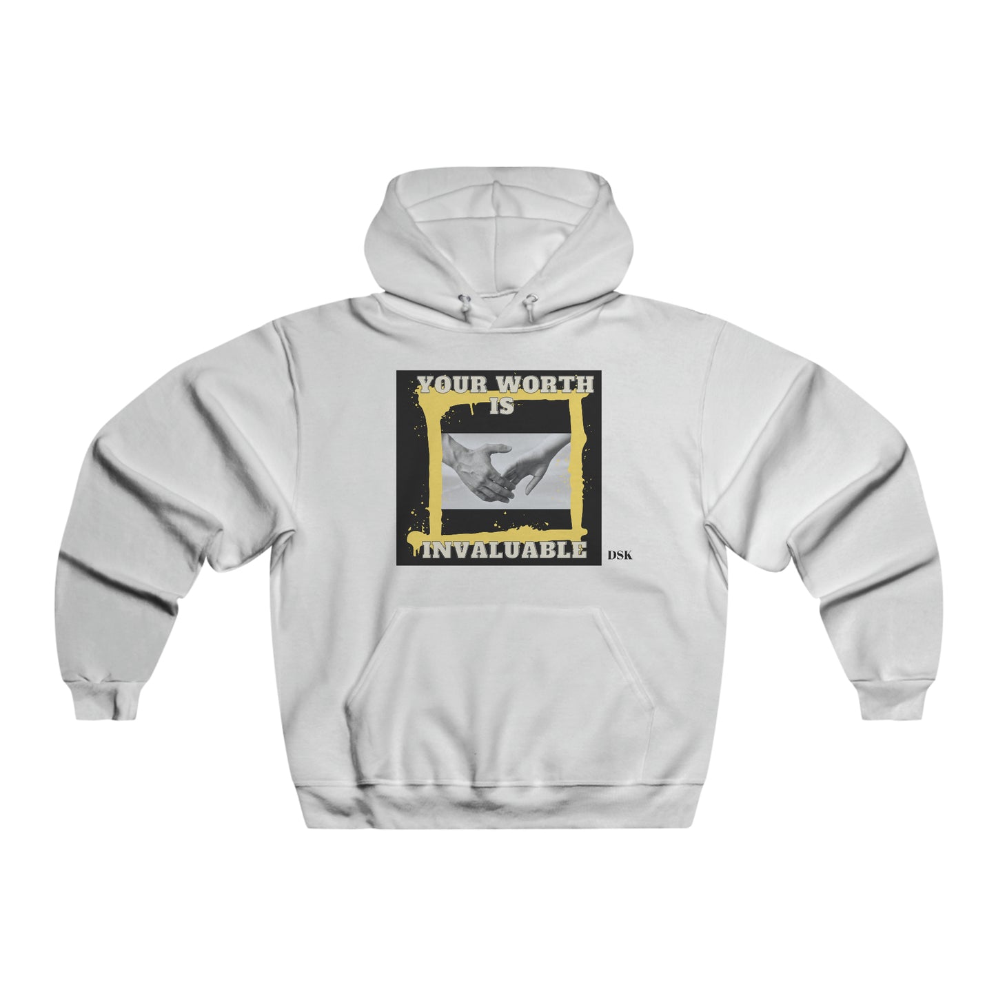 Your Worth Is Invaluable Sweatshirt, Inspirational Hooded Sweatshirt , Gift for him, Positivity Hoodie, Gift for her, Comfort Colors, Winter Apparel