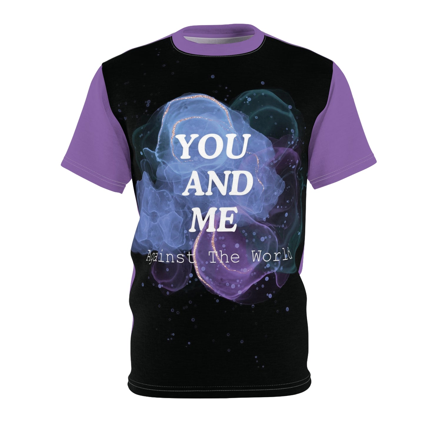 You And Me Against The World T-shirt, Romantic T-shirt , Gift for him, Custom Tee, Gift for her, Comfort Colors, Winter Apparel