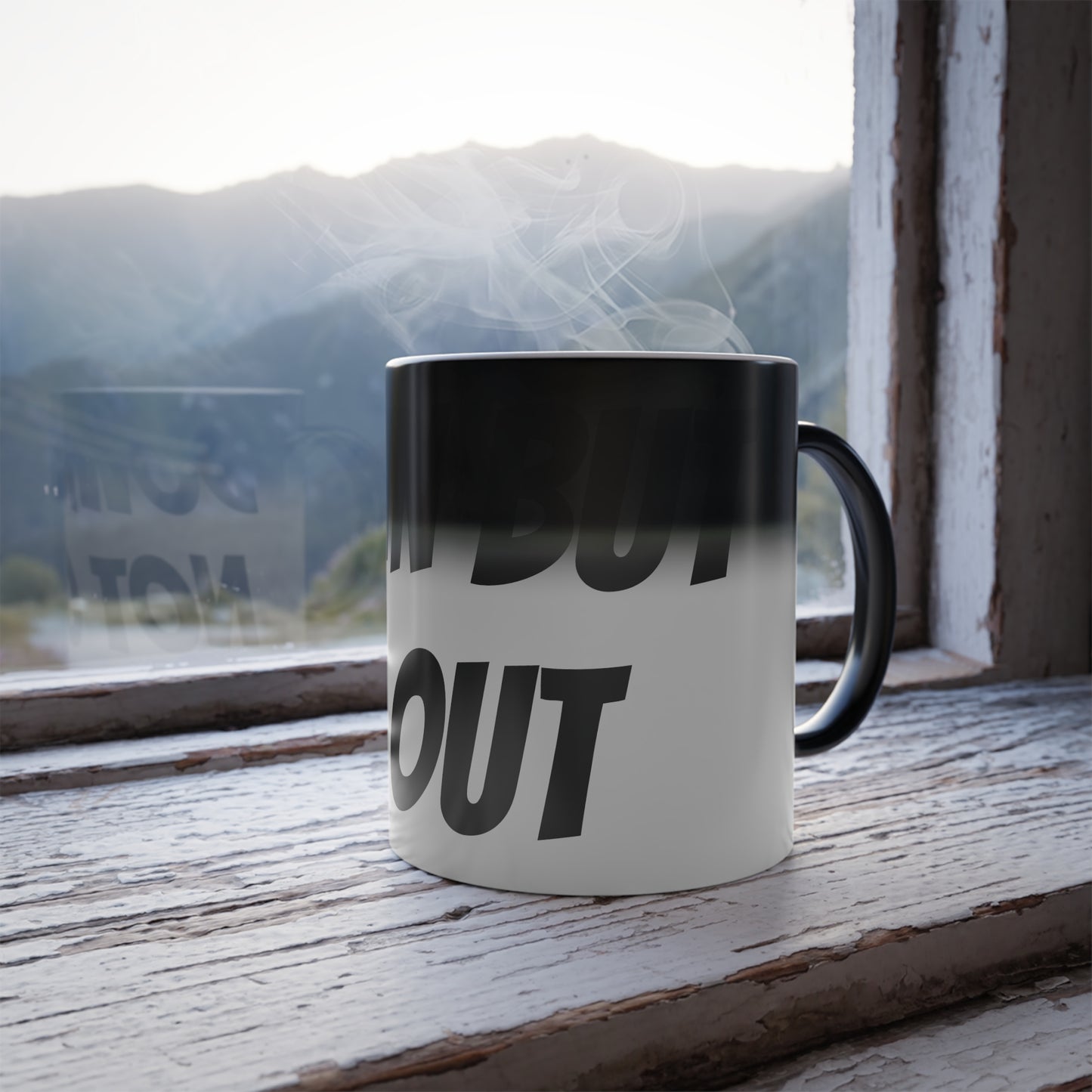 Down But Not Out Color Morphing Mug, 11oz